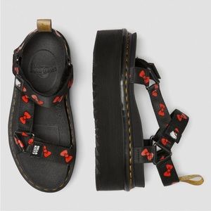 Dr. Martens Hello Kitty Sandals Bow Webbing sz US 10